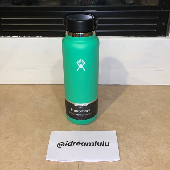 🌿NWT Hydroflask Spearmint 40oz Wide Mouth - Picture 5 of 6